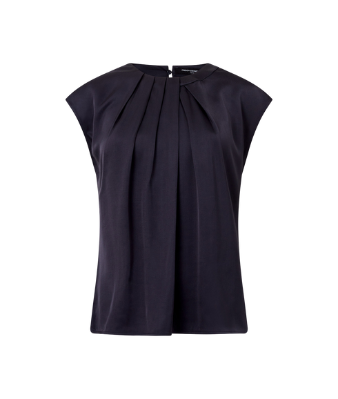 Sera Satin Slvlss Blouse