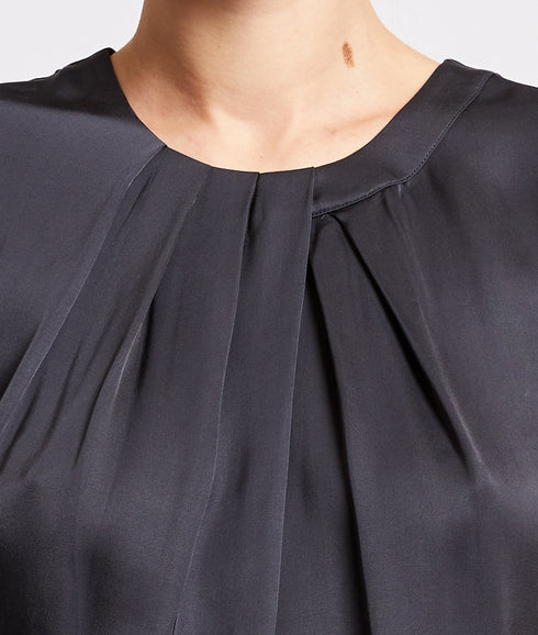 Sera Satin Slvlss Blouse