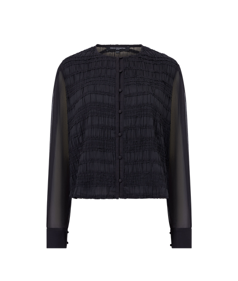 Canary Pleated Shirt