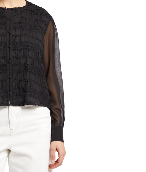 Canary Pleated Shirt