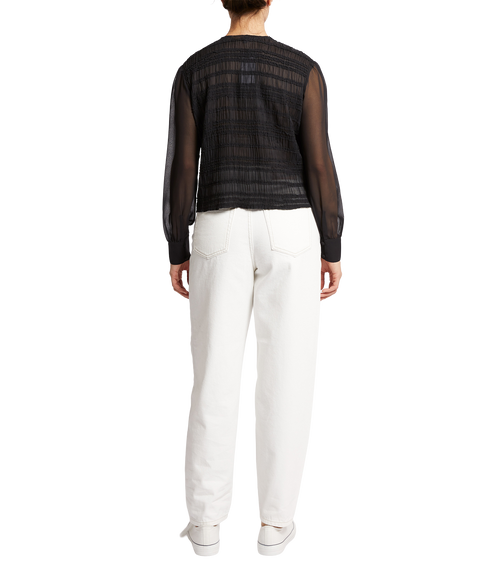 Canary Pleated Shirt