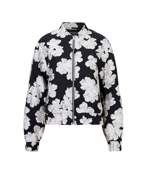 Lora Poly Jacquard Bomber