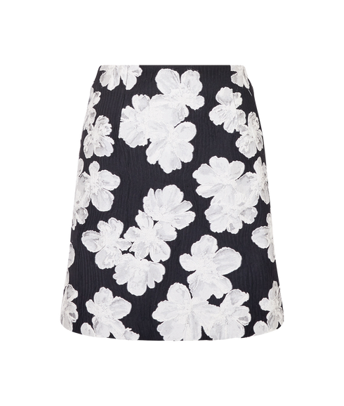 Lora Poly Jacquard Mini Skirt