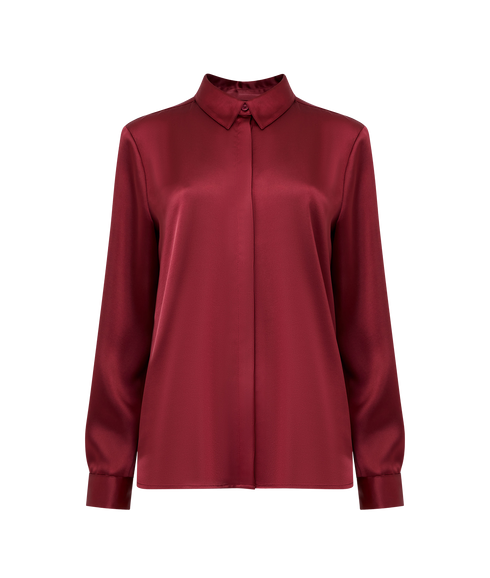 Irina Satin Ls Shirt