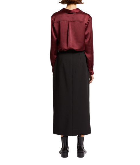 Irina Satin Ls Shirt