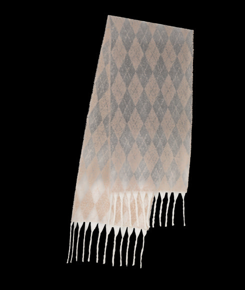 Supersoft Diamond Check Scarf