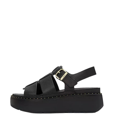Gen-ff Max Tumbled-leather Fisherman Sandals