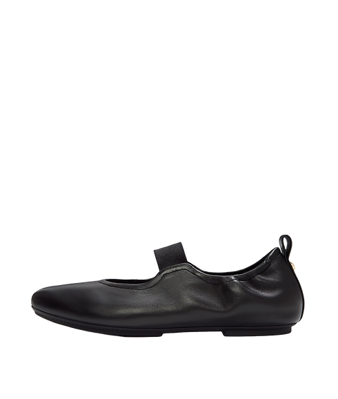 Delicato Poise Leather Mary Janes - Black