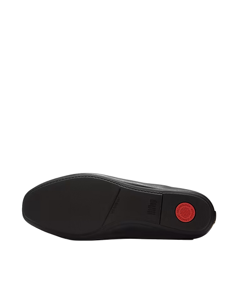 Delicato Poise Leather Mary Janes - Black