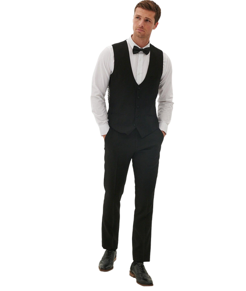 Dalton 3 Piece Suit - Black