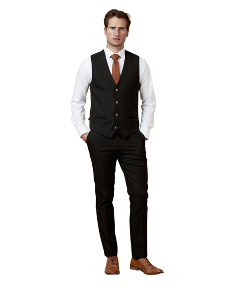 Max Waistcoat - Black