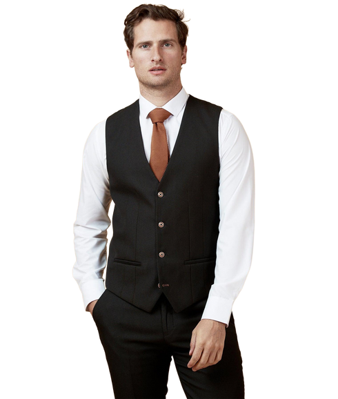 Max Waistcoat - Black