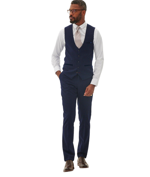 Bromley Waistcoat - Navy