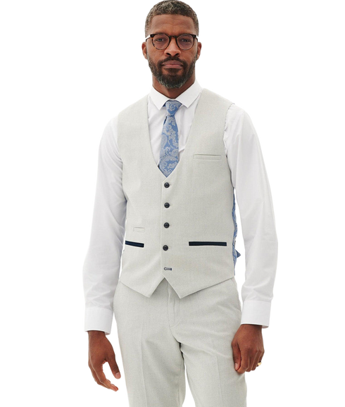 Bromley Waistcoat - Stone
