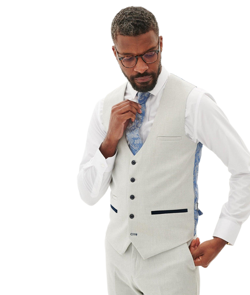 Bromley Waistcoat - Stone