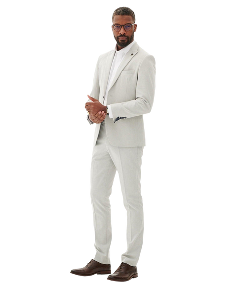 Bromley Suit Trousers - Stone