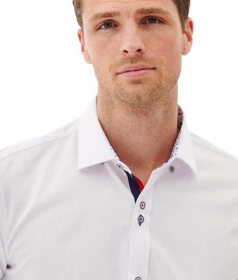 Luke Long Sleeve Shirt - White