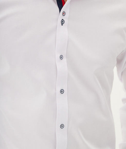 Luke Long Sleeve Shirt - White