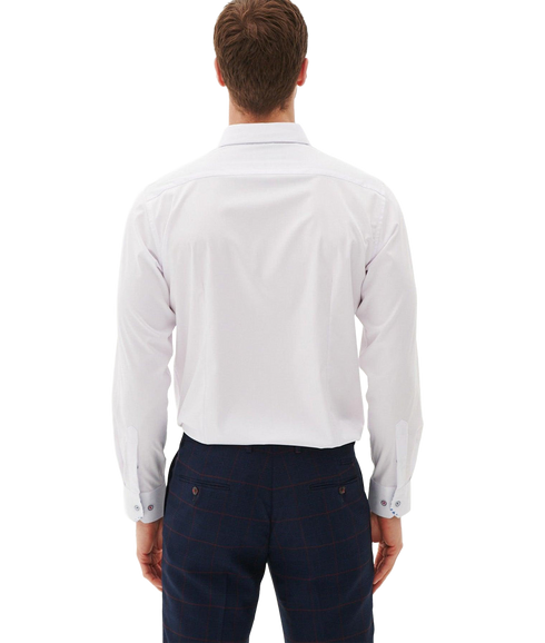 Luke Long Sleeve Shirt - White
