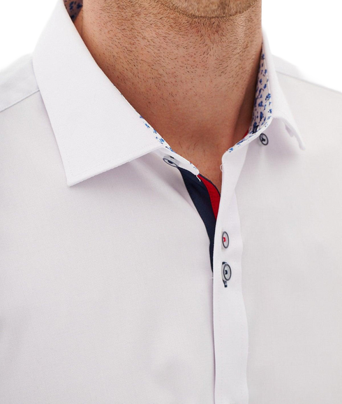 Luke Long Sleeve Shirt - White