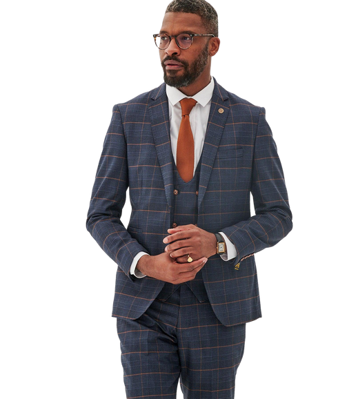 Jenson Suit Jacket - Marine Navy