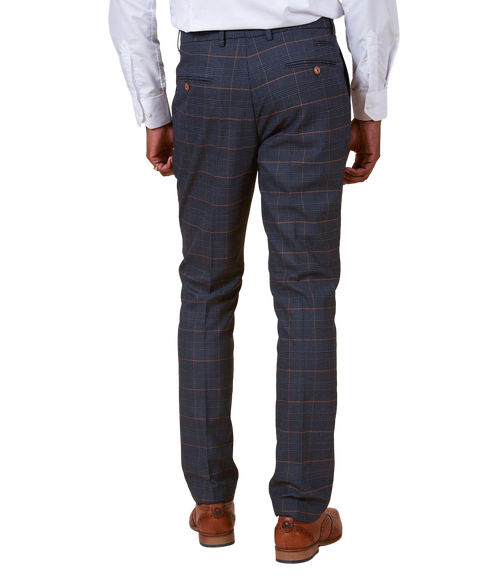 Jenson Suit Trousers - Marine Navy