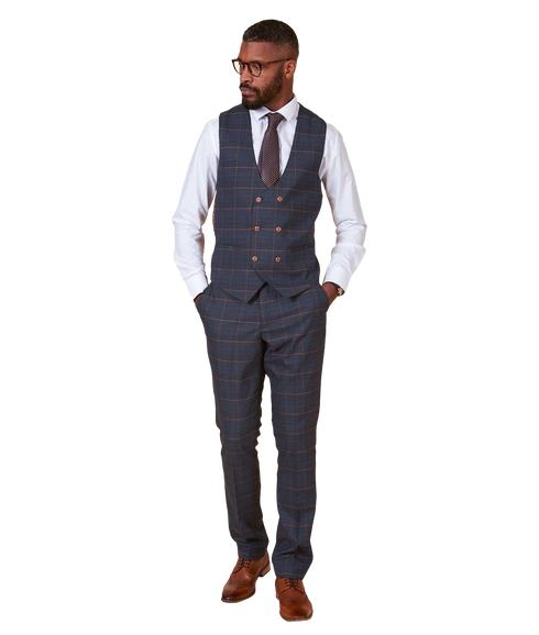Jenson Waistcoat - Marine Navy