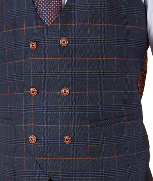 Jenson Waistcoat - Marine Navy