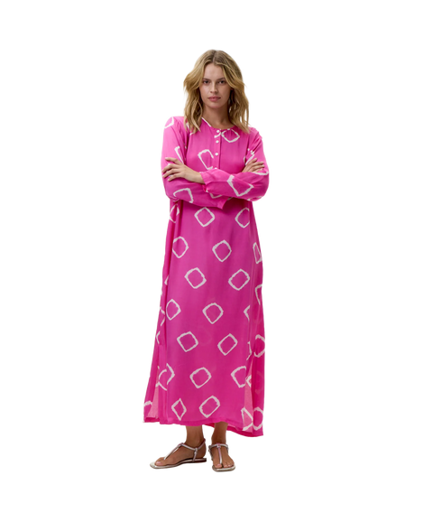Llew Maxi Dress - Hot Pink