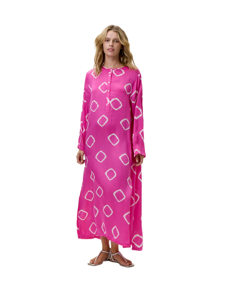 Llew Maxi Dress - Hot Pink
