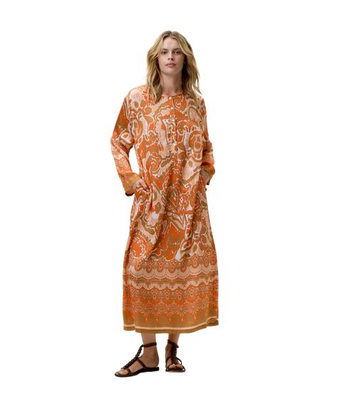 Llew Maxi Dress - Mandarin