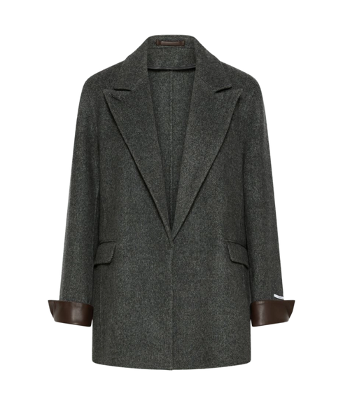 Colimbo Short Coat - Dark Melange