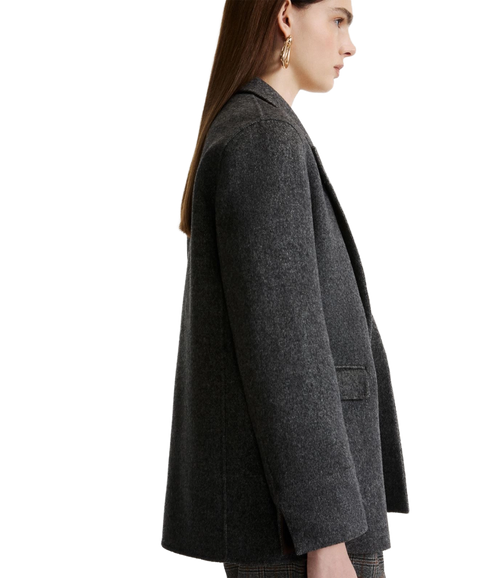 Colimbo Short Coat - Dark Melange