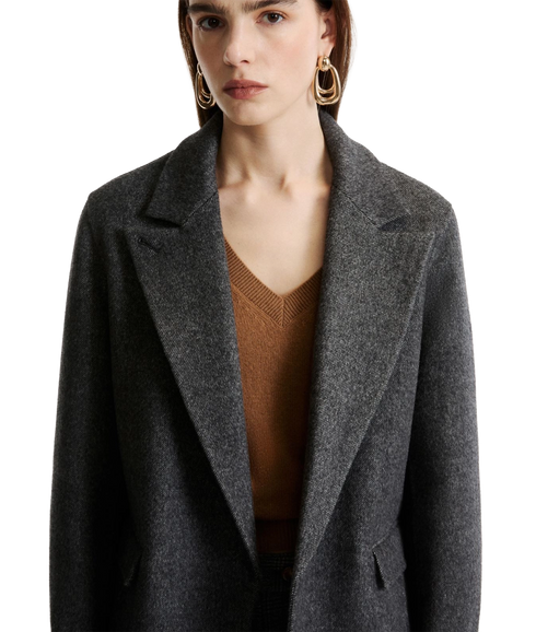 Colimbo Short Coat - Dark Melange