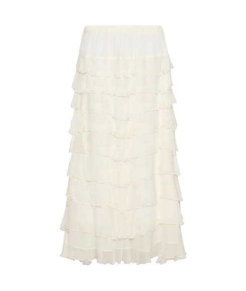 Tritone Skirt - Wool White