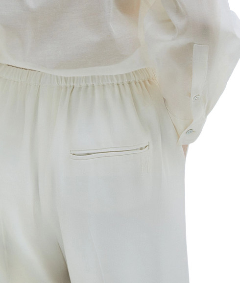 Alloro Long Trousers - Wool White