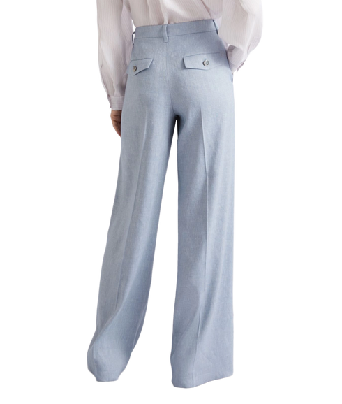 Odino Long Trouser - Light Blue
