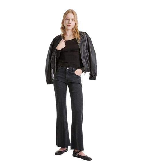 Wide Leg Jeans - Black