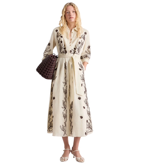 Banda Dress - Cream