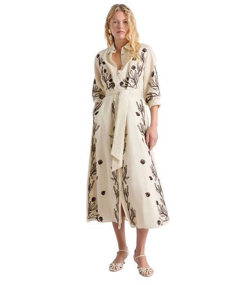Banda Dress - Cream