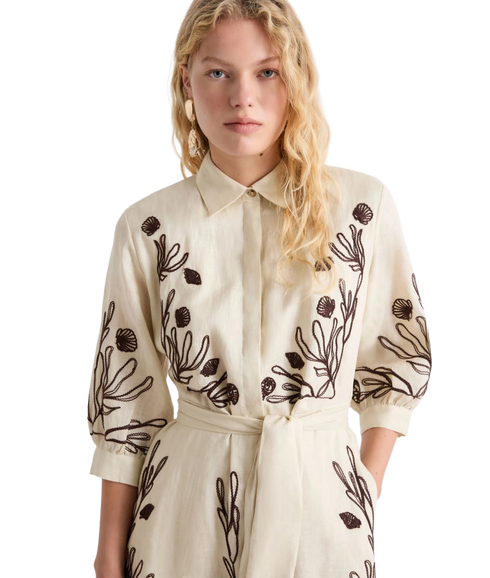 Banda Dress - Cream