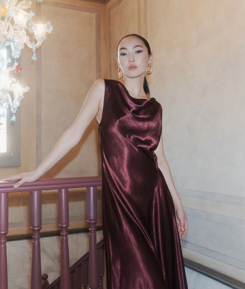 Libero Dress - Bordeaux