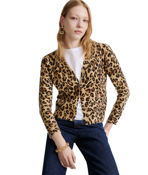Marmo Cardigan - Beige Spotted