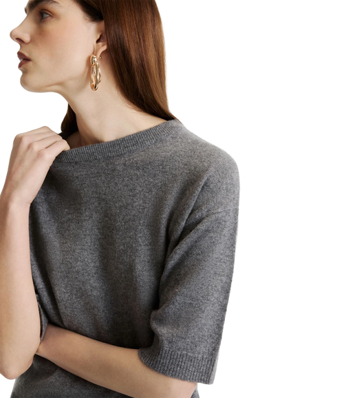 Vela Sweater Tank Top - Medium Grey