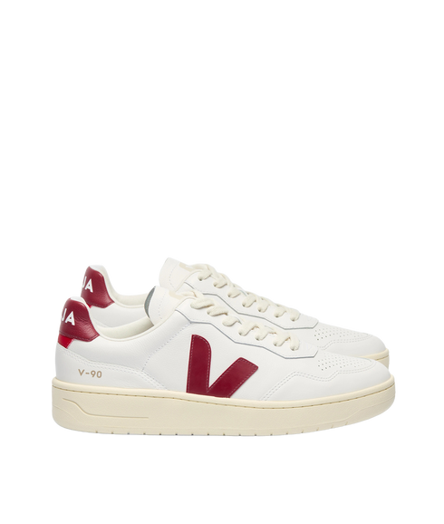 V-90 Leather - White Marsala
