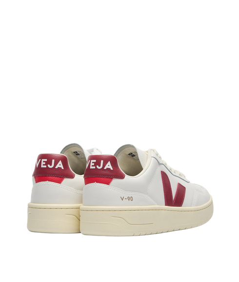 V-90 Leather - White Marsala