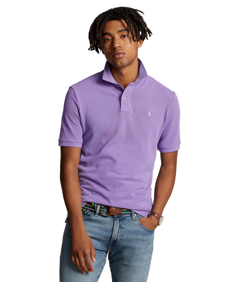 The Iconic Mesh Polo Shirt - Purple