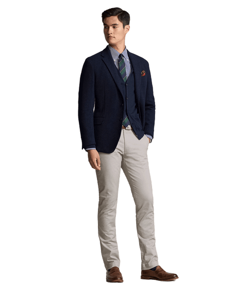 Stretch Slim Fit Chino Pant - Grey