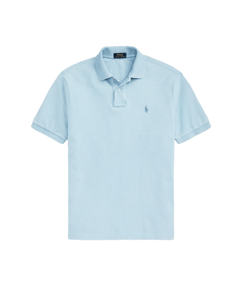 The Iconic Mesh Polo Shirt Indigo - Blue