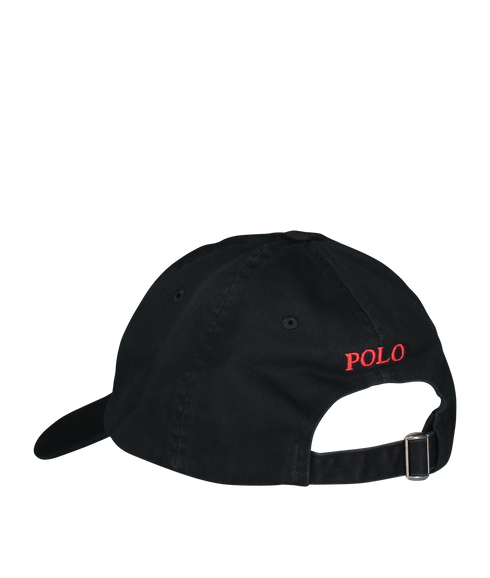 Cotton Chino Baseball Cap - Black